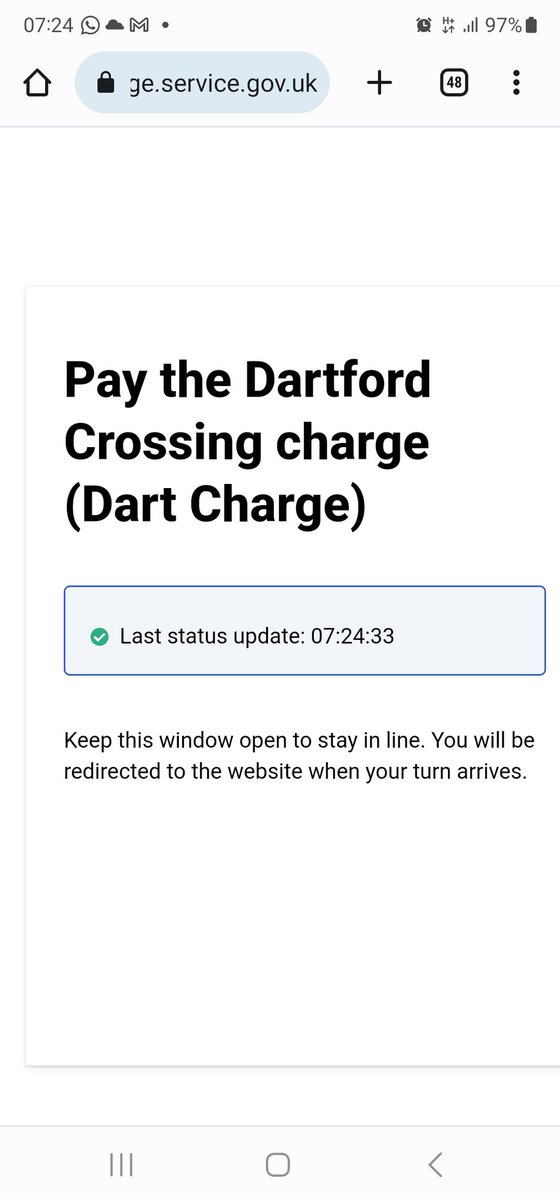 DJpaulfresh's tweet photo. @DartCharge Still unable to pay dart charge, was on this page for an hour yesterday and still no change. 
You better not issue out any fines to anyone as there will be uproar, sort it out! https://t.co/wSLhurqw2n