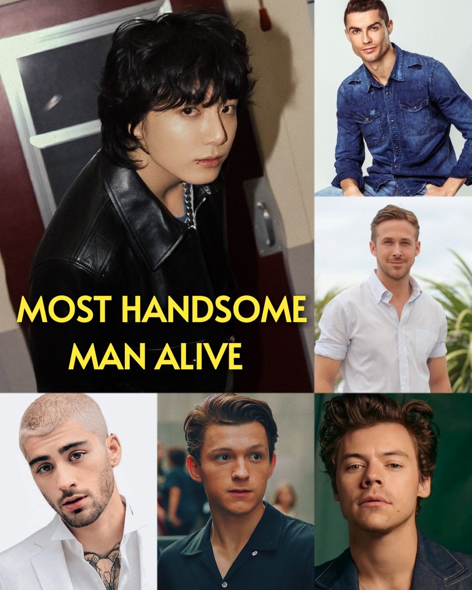 Jungkook has been named the MOST HANDSOME MAN ALIVE in 2023 by The Netizens Report magazine. The annual poll, which is voted by fans around the world featured several prominent stars including Ryan Gosling, Tom Holland, Zayn Malik, Cristiano Ronaldo, and Harry Styles..,