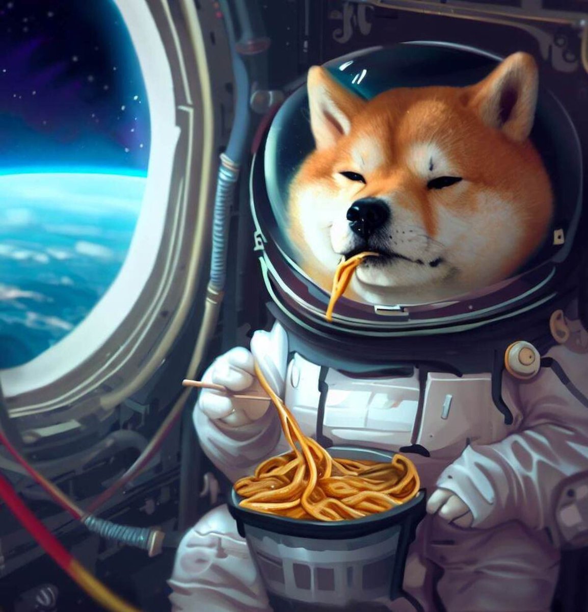 We are a united meme family, and even #doge has an affection for noodles! While we may not be the first or the only ones, there's no denying that everyone adores noodles 🍜. 

Let's embrace the joy of our shared love for this delightful treat! 🌟