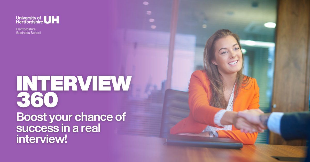 Have you heard of Interview360? If not, now’s your chance… Interview360 is a clever tool by which you can experience a mock interview and receive feedback to boost your chance of success in a real interview! Take a look at this fantastic resource now: ow.ly/6wEx50PlErm