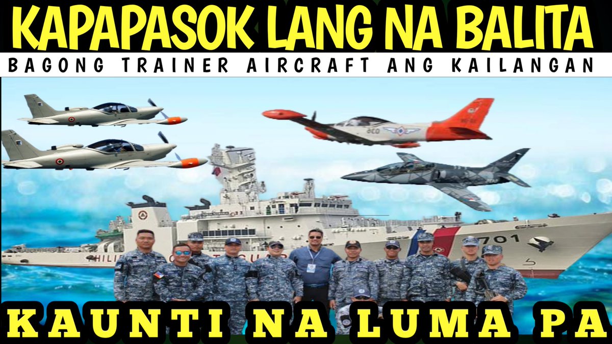 OMG!😱PINAS KULANG SA TRAINER AIRCRAFT
TAP THIS LINK👇 youtu.be/qkJIW6WaPiU
to know why
#philippineairforce #traineraircraft #philippinecoastguard #japancoastguard 
#philippineassets #philippinenews