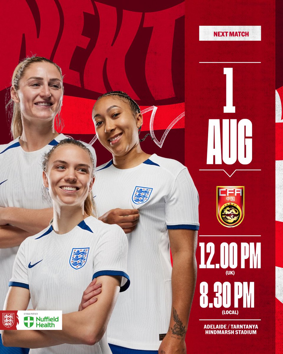 Come on <a href="/Lionesses/">Lionesses</a>! We're roaring for you today! 🦁💪⚽