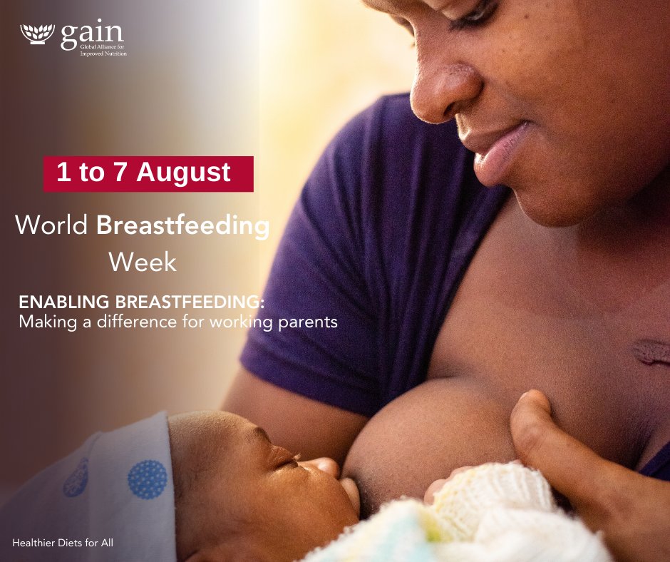 Under the theme, “Enabling breastfeeding: Making a difference 4 working parents”, World Breastfeeding week is being celebrated through advocacy for best policies, practices, and initiatives 2 promote breastfeeding when parents go back 2 work.
#HealthierDiets4Childre