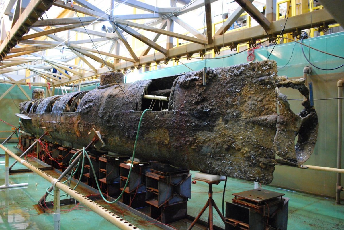 In 1861 Confederate marine engineer Horace Lawson Hunley began work on a hand powered submarine.

With the civil war raging, a large bounty was being offered by the Confederate government for the sinking of Union ships, and of course should the design prove successful, huge sums