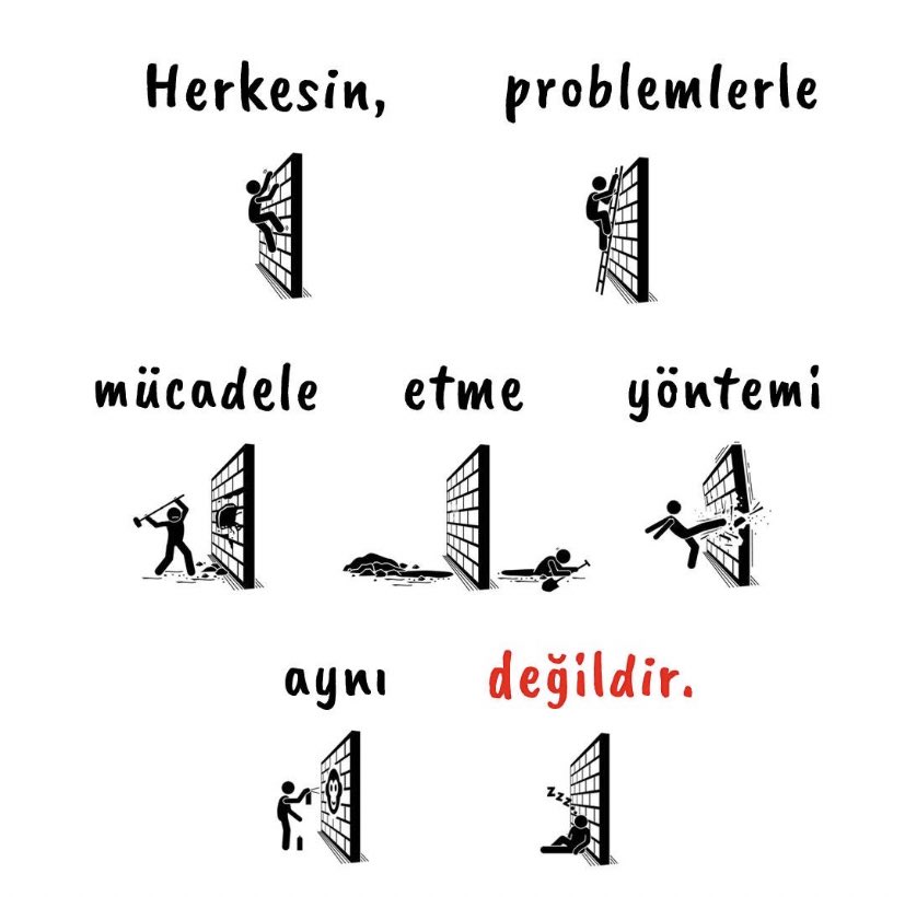 pskolojirehberi's tweet photo. Herkesin, problemlerle mücadele etme y��ntemi aynı değildir. https://t.co/Y2tbz6Rlt5