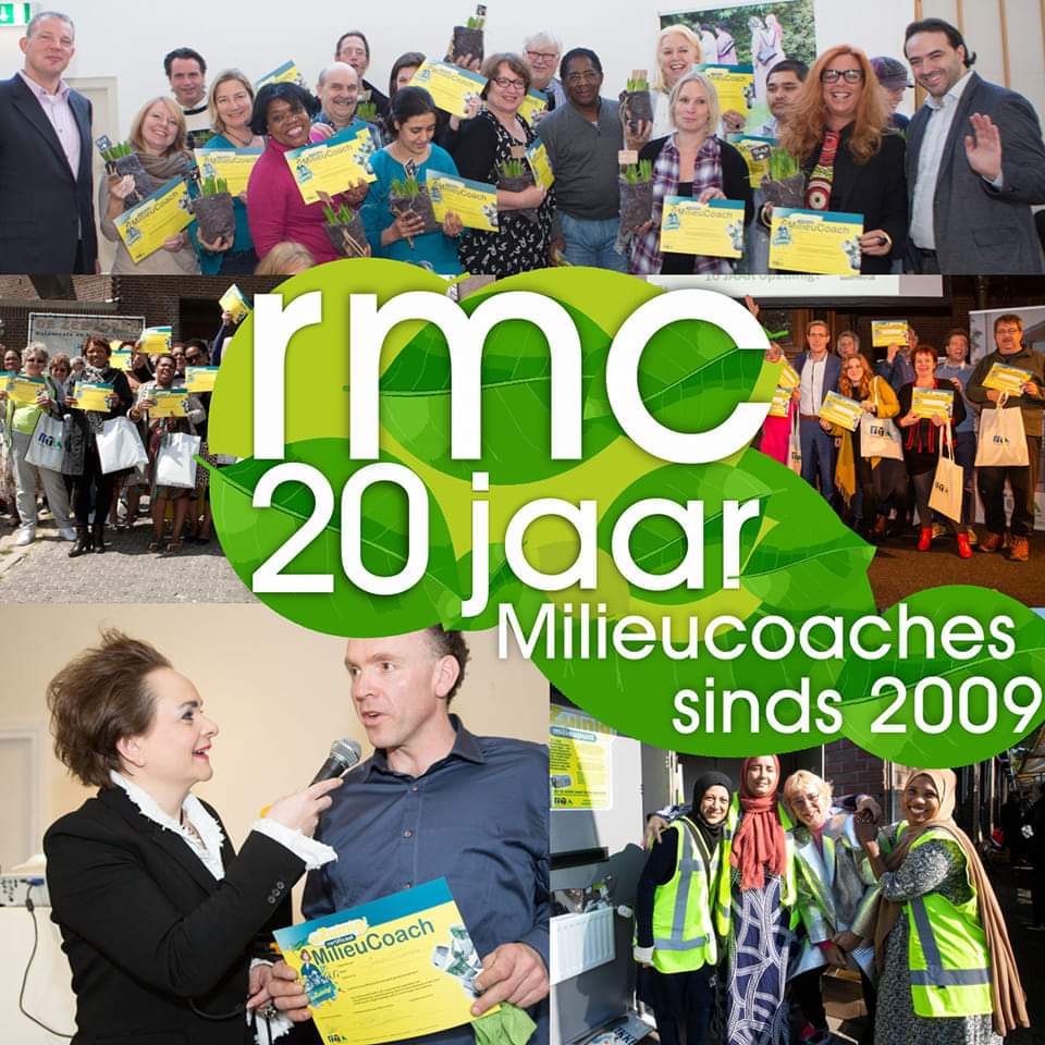 🥳 #20jaarRMC: onze cursussen #milieucoach sinds 2009!, 't begon in de Tarwewijk 💚. Er werden in de loop der jaren 800+ bewoners opgeleid tot milieucoach met 'n enorme spin-off. (Helaas moesten wij dit jaar stoppen ivm. de aanbestedingsregels van de Gemeente <a href="/rotterdam/">Gemeente Rotterdam</a>).