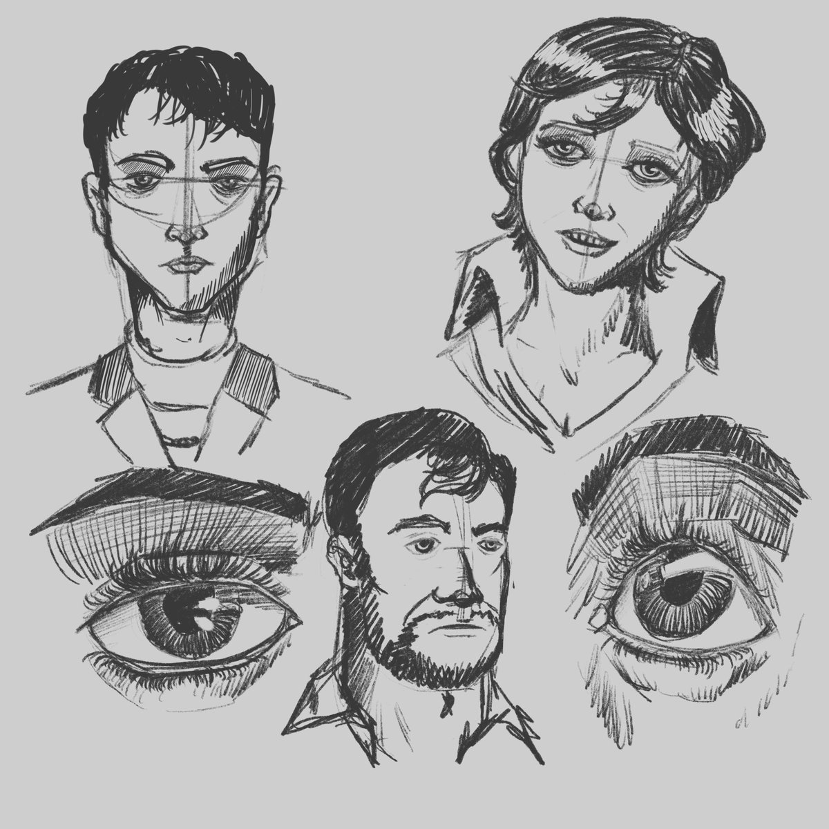 Some practise sketches.
.
.
#practiseart #art #drawing #sakuramicrons #fillingmysketchbook #penandink #lovewhatyoudo #penandinkdrawing #blackandwhiteart #procreate #artofinstagram #penandinkart #sketch