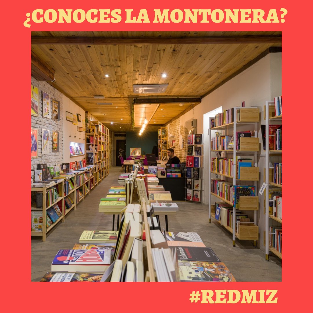 madeinzaragoza's tweet photo. #REDMIZ ⚡
#LaMontonera es una librería independiente que se especializa en ensayo y narrativa contemporánea, abarcando temas como feminismo, pensamiento y cultura pop. 🔸🔹 https://t.co/4RdjAxQU3P