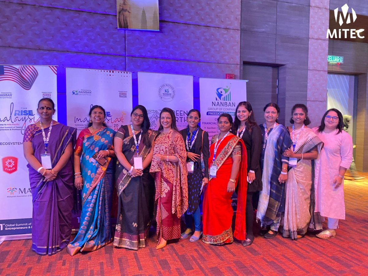 MITEC_MY's tweet photo. 3 successful days of The RISE Malaysia, the 11th Global Summit of Tamil Entrepreneurs &amp; Professionals 2023 at MITEC have come to an end. https://t.co/uPeISZc6dr