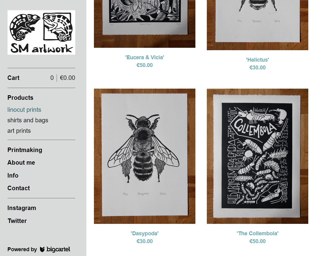 FMinifera's tweet photo. I finally managed to set up a shop😊

https://t.co/ycZ6VLVK2s

You can buy shirts, artprints of some drawings and original linocut prints. I will add products every now and then. I am super excited! Hope you like it and please distribute to people who might be interested 🙏 https://t.co/AjFLXrli6F