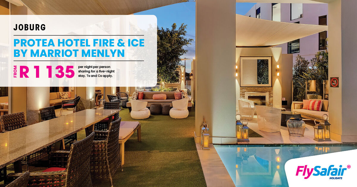 FAHoliday's tweet photo. When life feels a little too rushed or redundant, it’s time for some retail therapy. We've put together a basket of the best spots to stay, like 5-nights at The Protea Hotel Fire &amp; Ice Menlyn from R1 135 p/n, p/p/s incl. flights. 

More at https://t.co/mJICEcJq7D

T's&amp;C's apply https://t.co/uf5kpjmRdl