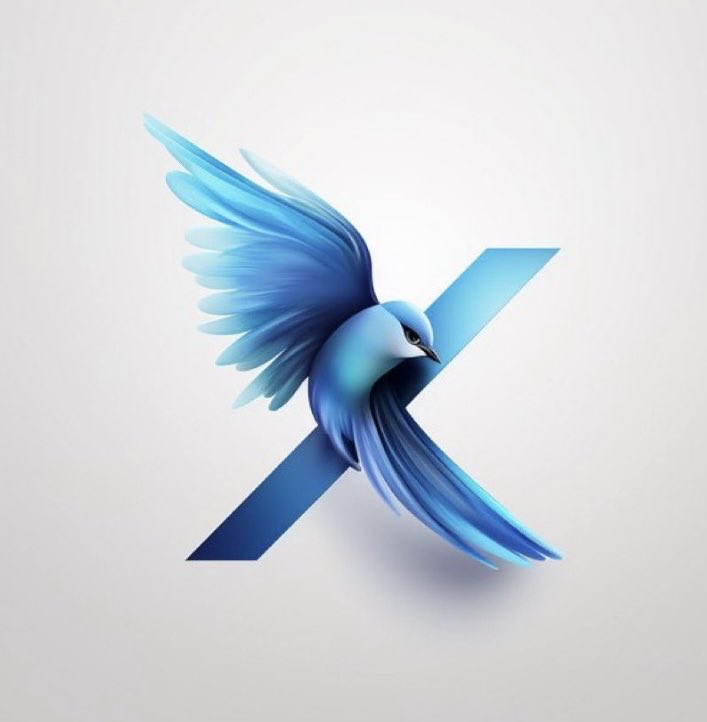 Dommage que cela n’est pas été retenu par Twitter ! pour moi un magnifique logo ! bien plus beau que le x noir !