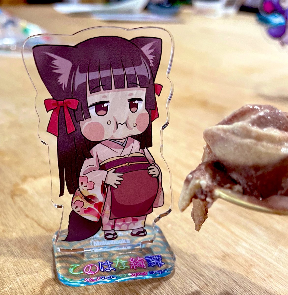 「柚「皐ちゃんあいすくりんですよ!美味しそうですね櫻ちゃんもう食べちゃったんですか」|天乃咲哉🦊このはな連載中のイラスト