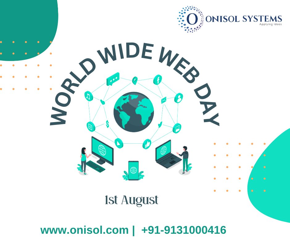 Onisolsystems's tweet photo. The #WorldWideWebDay (WWW) is an information system that enables the sharing and accessing of information over the #Internet.
"The Internet is not just one thing, it's a collection of things - of numerous communications networks that all speak the same digital language." https://t.co/m0SdDDGMSB