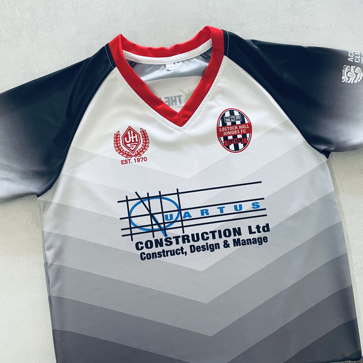 Lostock Hall JFC Home Kits <a href="/Lostock_HallJFC/">Lostock Hall Juniors FC ⚽️⚪️⚫️🔴🇬🇧</a> #QuartusConstruction <a href="/DXTL/">Dont X The Line</a>