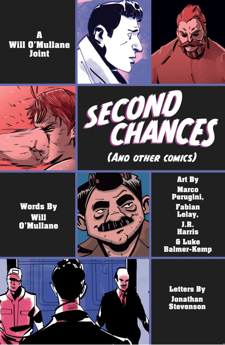 In honour of #smallpressday coming up this Saturday, I've slashed prices for my comics! 

4 quid for both Establishing Shot (a flip comic of 6 meta-style / b&amp;w crime yarns), and thematic follow-up, Second Chances. 

You can check both out here arachnidguy.gumroad.com!