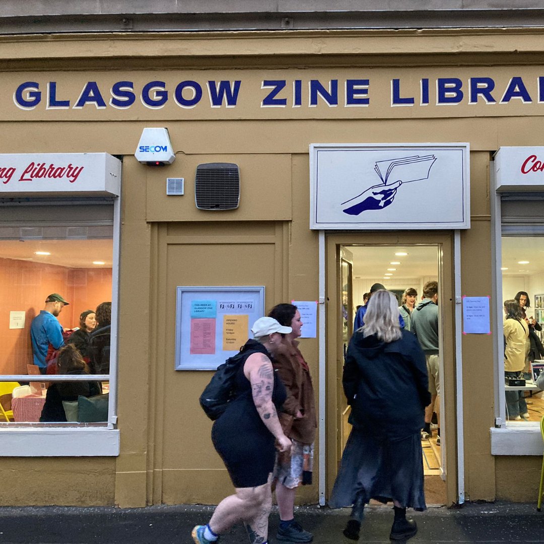 Glasgow Zine Library tweet media