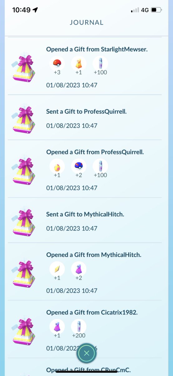 PoGoMiloUK's tweet photo. I’m sorry, but the 7km egg drop rate is totally unacceptable! 
14/30 gifts dropped an egg today! LESS than 50% @NianticLabs 😤@PokemonGoApp 

Why, on a daily limited feature, have such a pathetic drop rate…?
It’s the only negative to the Adventure Week event #PokemonGO https://t.co/khooho37us