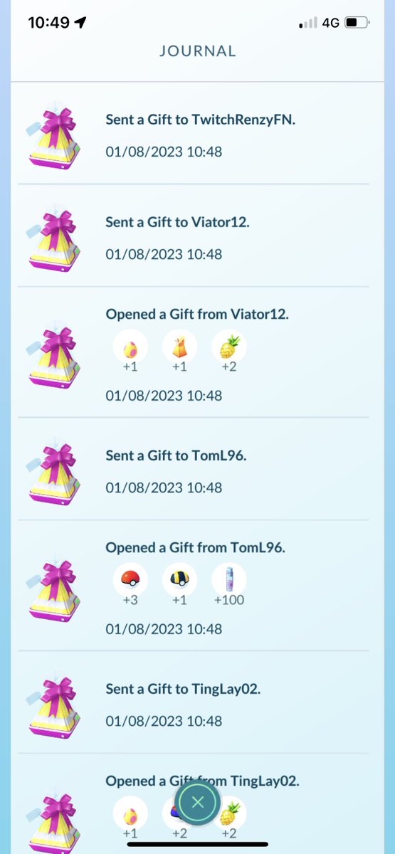 PoGoMiloUK's tweet photo. I’m sorry, but the 7km egg drop rate is totally unacceptable! 
14/30 gifts dropped an egg today! LESS than 50% @NianticLabs 😤@PokemonGoApp 

Why, on a daily limited feature, have such a pathetic drop rate…?
It’s the only negative to the Adventure Week event #PokemonGO https://t.co/khooho37us