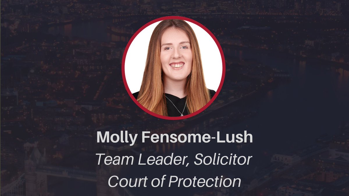We are delighted to announce that Molly Fensome-Lush has been appointed Team Leader of our Cardiff Court of Protection team.

Well done and thank you for your continued hard work, Molly!