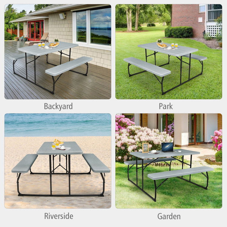 What about a picnic table for adults? This will never need painting and won't rot, for the low price of $212.39 (free shipping) Click here for details: edscampingstore.com/products/view/…
#picnictable #camping #portabletable #outdoor #outdoorfun #picnic #cookout