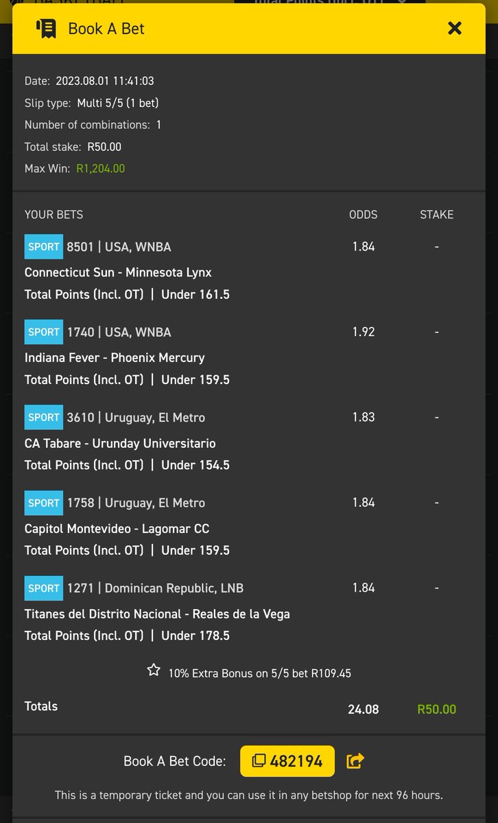 DivoMinaj's tweet photo. Basketball slip. if you don't have easybet account Register by following the link:https://t.co/CXZX7lwF90
Sign Up Today And Get A R50 Sign Up Bonus. I will also give you R50 voucher. Use Promo Code: DIVO50
Booking code: 482194 https://t.co/qBMkJKjJJg