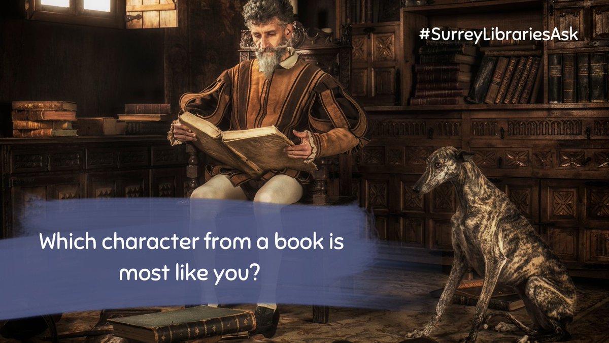 SurreyLibraries's tweet image. Which character from a book is most like you? 

#BookCharacter #SurreyLibrariesAsk