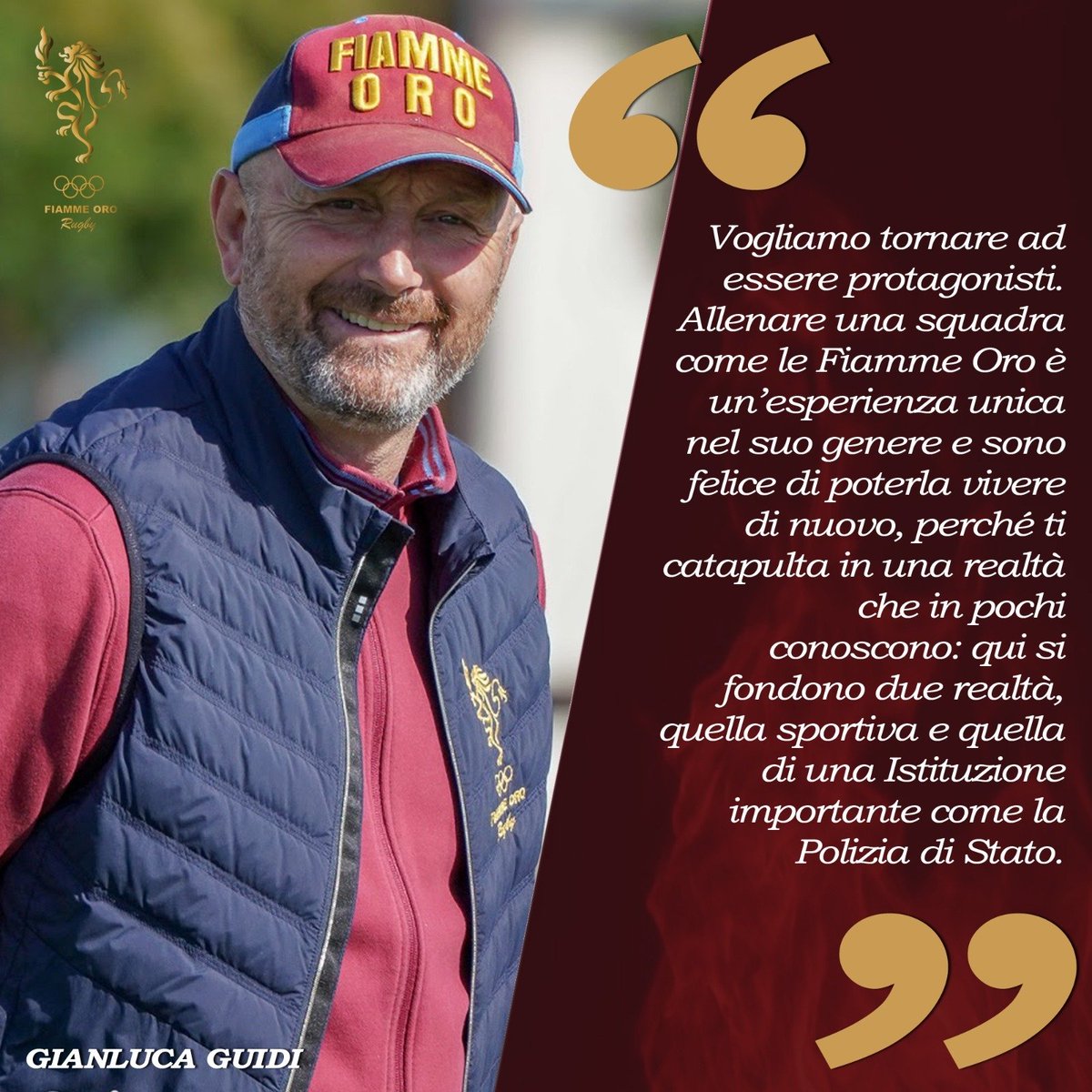 🔥📰 Obiettivi, progetti e una panoramica sul campionato 24/24. Abbiamo fatto quattro chiacchiere con l'head coach delle Fiamme, 𝗚𝗶𝗮𝗻𝗹𝘂𝗰𝗮 𝗚𝘂𝗶𝗱𝗶.

👉shorturl.at/fpOR5

#noisiamolefiamme #essercisempre 
📷 @magociclo