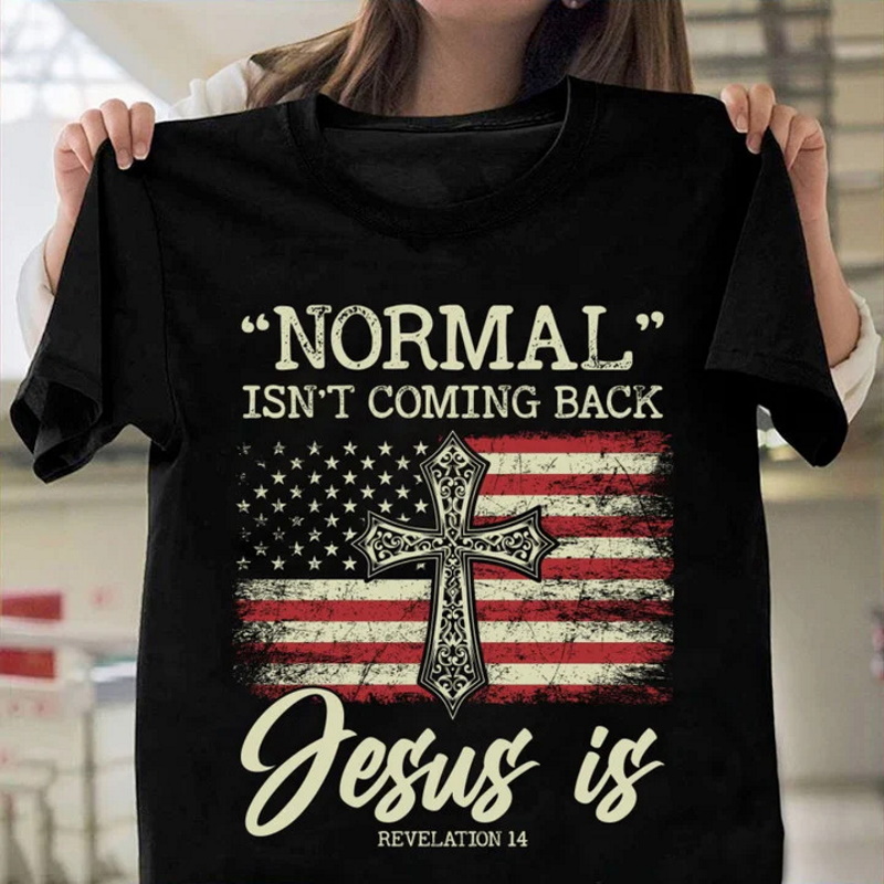 christfaithshop's tweet photo. Normal Isn't Coming Back Jesus Is T-Shirt, Christian Shirt

Code: WELCOME (10% OFF TODAY)

Get Yours: https://t.co/DasMzI1nzz

#christiantshirt #christianshirt #christianclothing #faithshirt #christiantee