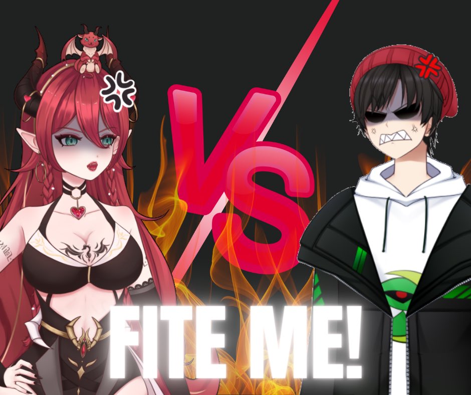AkitsuneVt's tweet photo. FITE ME @AceAttorneyGod !  Both of us will be battling Street Fighter 6 style live on twitch 8/1 at 3pm EST! 🤫 who gonna win, diamond rank player or the newbie?  *edit made by me* https://t.co/Du13hayoiy #StreetFighter6  #twitch #fiteme https://t.co/JjdwX2n5Ck