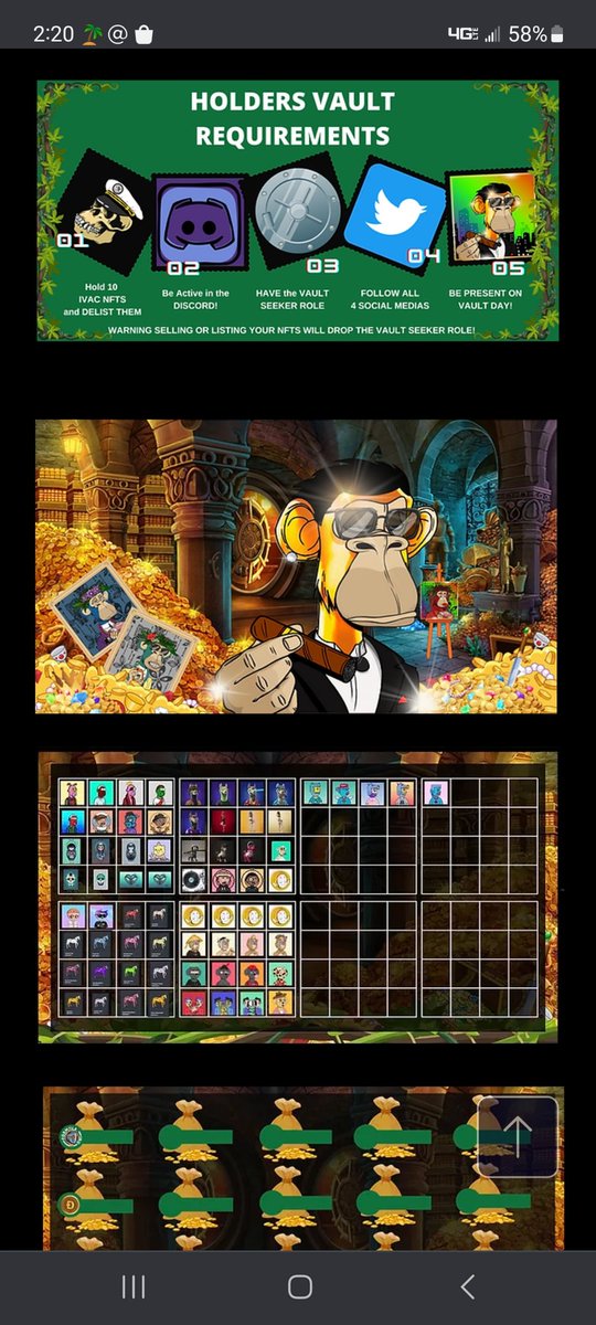 Kids are sleeping 😴 🥰
Time to Work on adding all our new NFTS to the Holders Vault for Our Awesome Community. 
I'm sweeping all Founders Guild members Floors. We support those who support us ❤️ 💙 💜 
If you aren't in the Founders Guild building together as 1 cohesive unit then