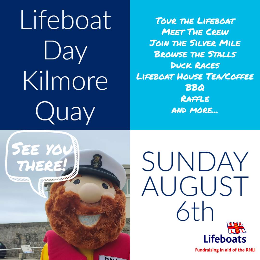 Our annual open day takes place this Sunday (August 6th) Looking forward to seeing everyone there! #rnli #rnlifundraiser