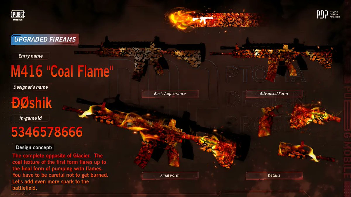 DO_shik__'s tweet photo. Slightly redid last year's work🔥
My third work🪨🌋🔥
@PUBGMCreative
#PUBGMPDP #PUBGMFANART #PUBGMCREATIVE #PDPDESIGNAWARD https://t.co/VSeHMrsueH