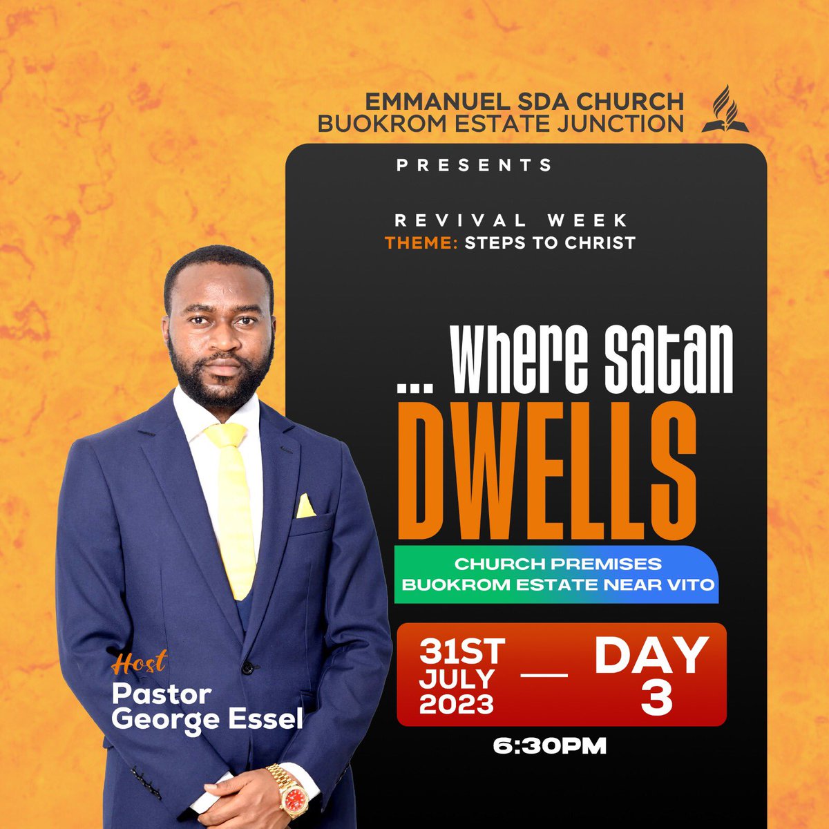 emmanuelsda_'s tweet photo. Have you ever thought of where Satan will dwell and how dangerous the dwelling place can ever be? Come and let’s learn together https://t.co/kGBRLs7PX0