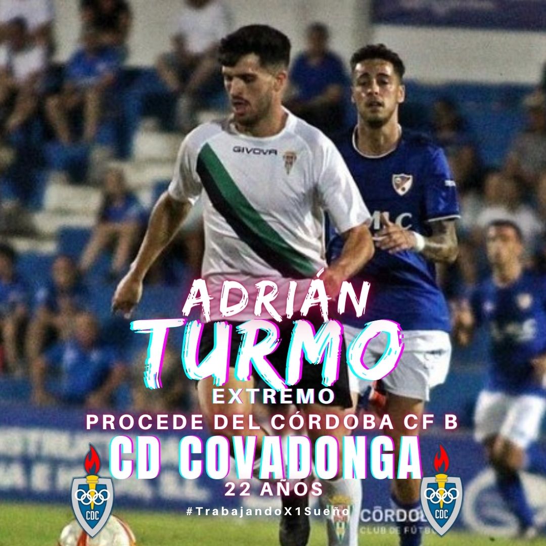 🆕️ Adrián Turmo es nuevo jugador del Cova✍️ Es la séptima  incorporación para el equipo en 2ª RFEF.
Extremo de 22 años procede del Córdoba CF B.
Bienvenido Adri🚀
Foto: Córdoba CF
#Cova2024
#CDCovadonga