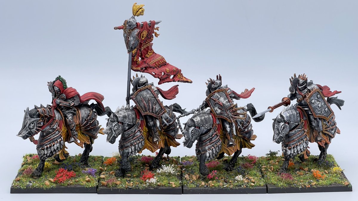 Glema85's tweet photo. Making progress with my 100Kingdoms army for #Conquest not as fast as I would like, but slowley getting more and more painted  units on the table feels good #miniaturepainting #paintingminiatures https://t.co/AY6zERKELR