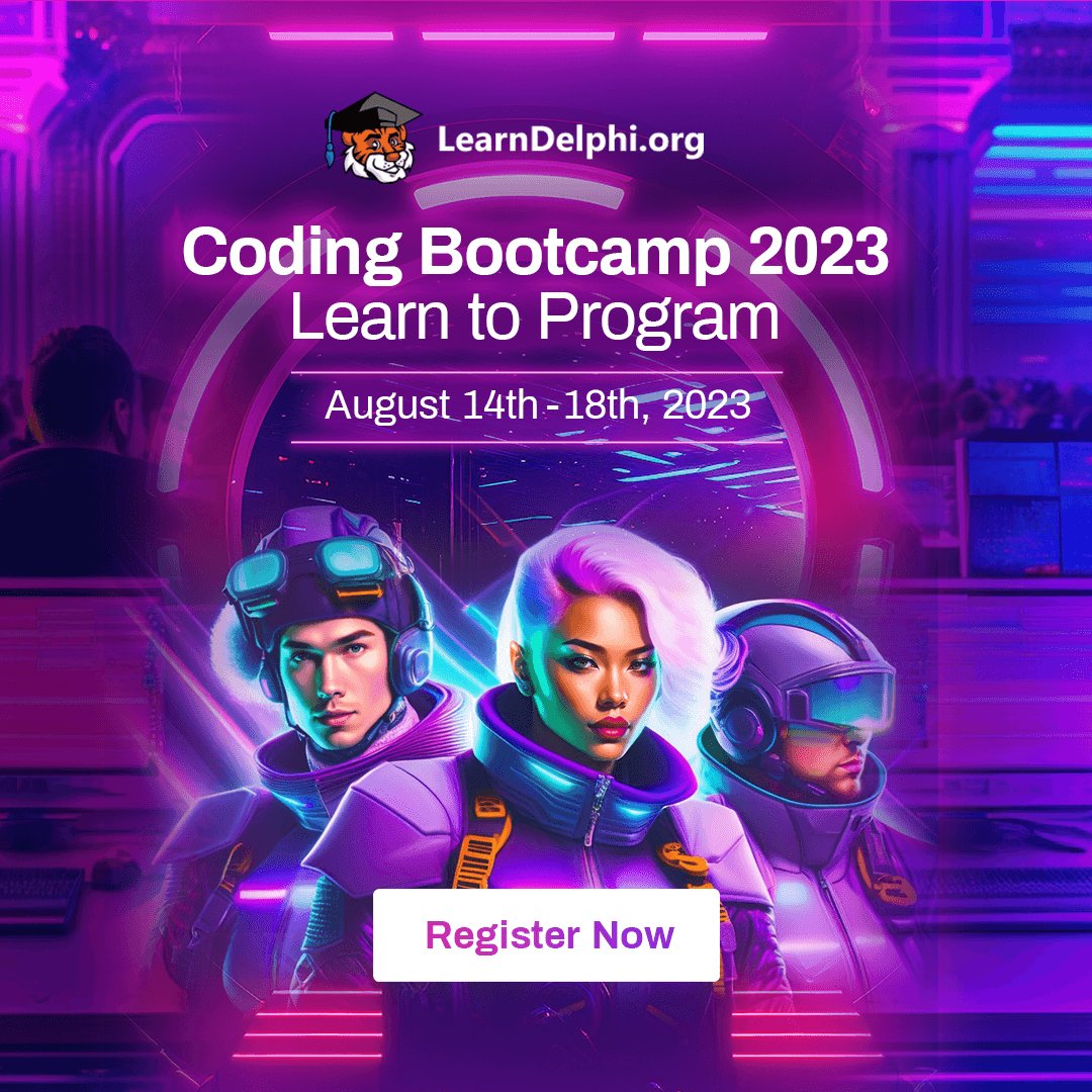 TrueCodeBeauty's tweet image. Are you ready for the biggest coding event of the year? Embarcadero's Coding Bootcamp 2023 hosted by Ian Barker will be the ultimate tech education experience with some of the very best in the business as your instructors.
Sign up for free here: bit.ly/3QcGYHB