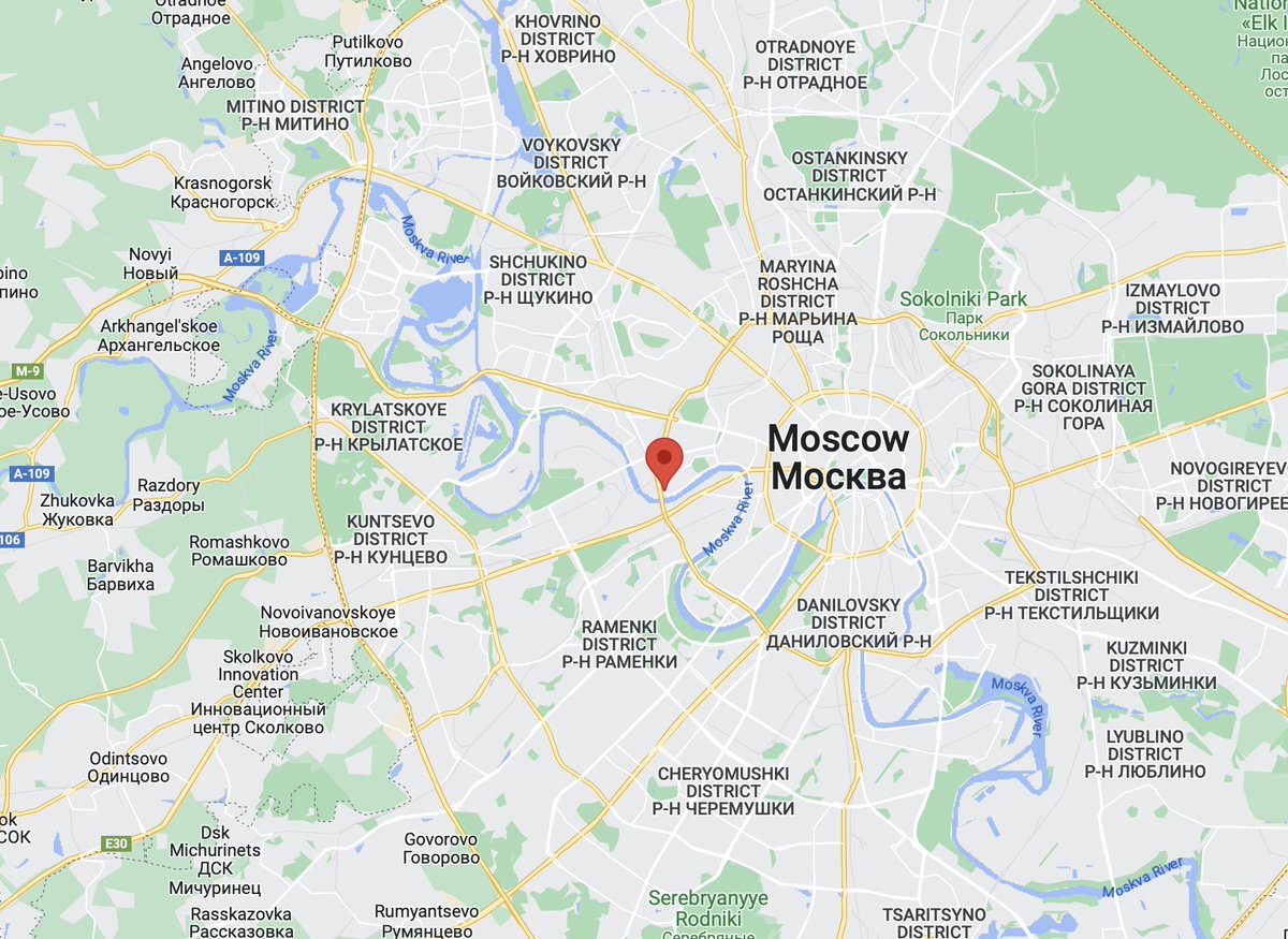WarMonitor3's tweet photo. Ukrainian forces overnight targeted with a precision drone strike the Ministry of Economic Development of the Russian Federation in Moscow. https://t.co/hUXcOuVPYY