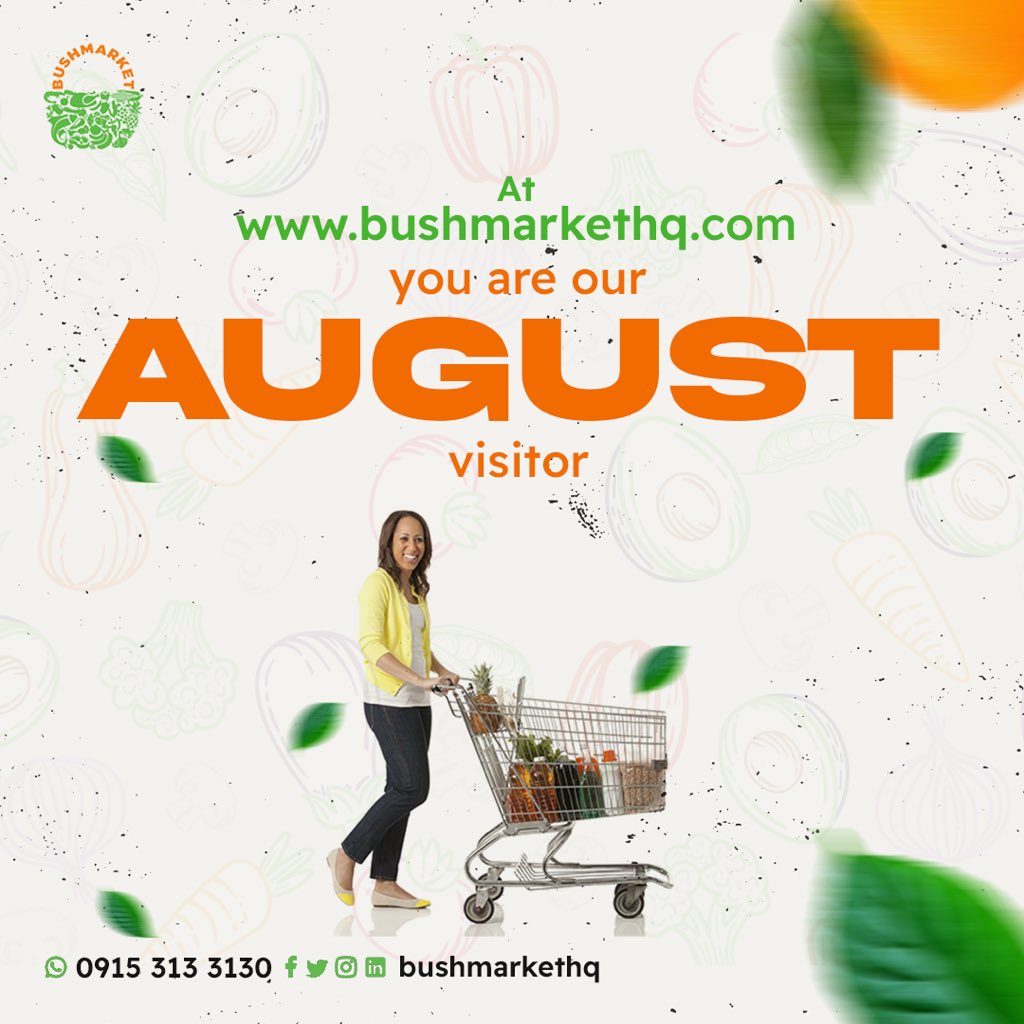 bushmarkethq's tweet photo. Be our August visitor on https://t.co/shmH857RVB ...

Happy New month from us to you https://t.co/3BOxYbGMEp