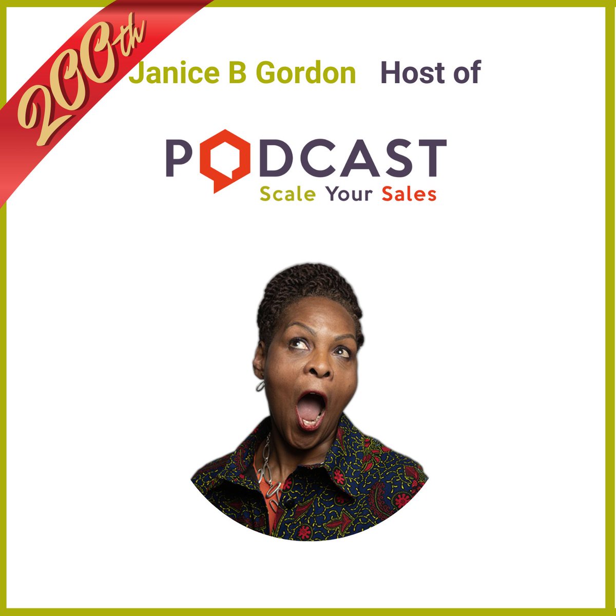 JaniceBGordon's tweet photo. #ScaleYourSales #Podcast 200th episode is here! Let's reflect on our guests' invaluable insights on mastering #DealManagement, #BuyerPsychology, and their secrets to achieving #SalesExcellence. Listen to @iTunes rate &amp; review https://t.co/KtdLLLgFsr and tell us your thoughts! https://t.co/P3yz6gBXov