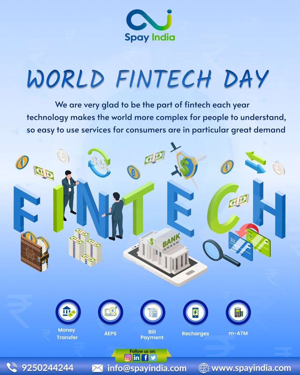 We are very glad to be the part of fintech each year technology makes the world more complex for people to understand, so easy to use services for consumers are in particular great demand
.
.
#fintechday #spayindia #spay #fintech   #nikhileshtiwari #sunildhawan #fortune