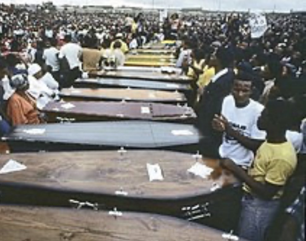 MapulaMokgosang's tweet image. They didn't SING.

They KILLED and are still KILLING black people.

These witches should leave Julius Malema and EFF alone.