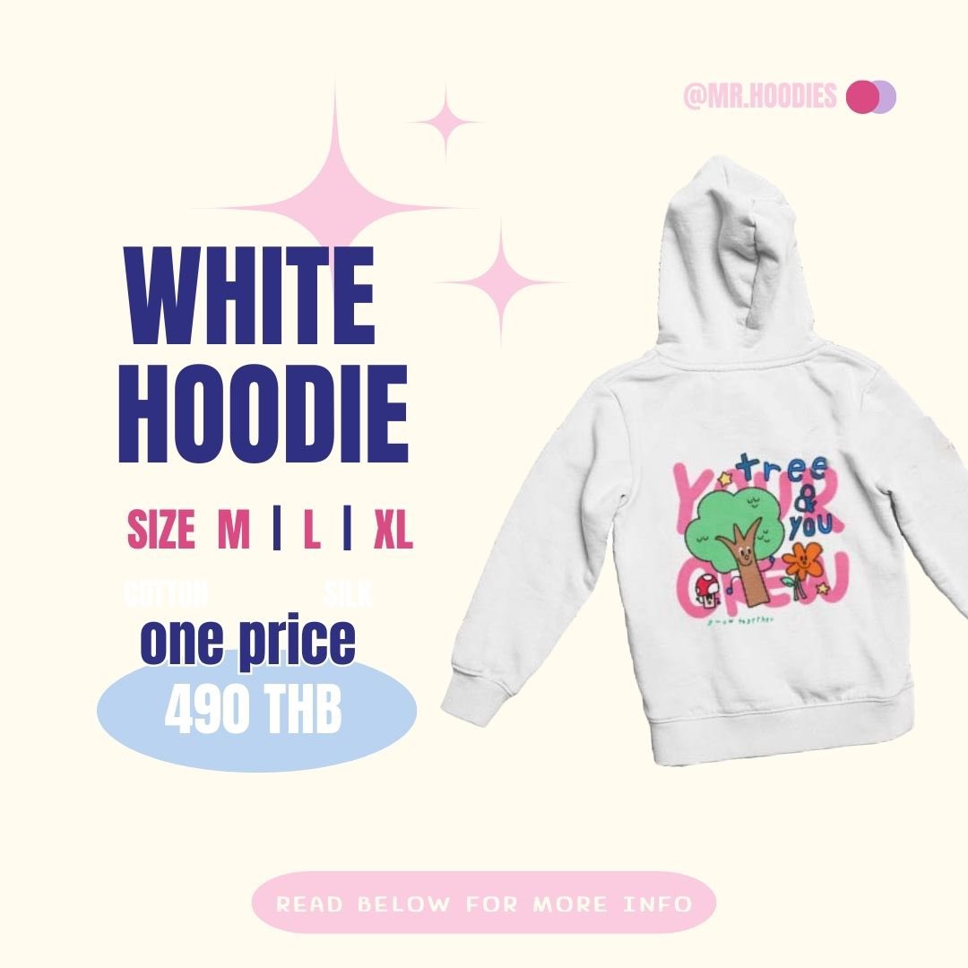 MrHo0dies's tweet photo. ꕤ our hoodies ✴︎
🌳 size M / L / XL
🌺 price 490 baht 
( shipping fee +50 baht )

📦 pre-order 
4 aug 2023 (in school)
5-15 aug 2023 (online)

✿ Most of income after expenses will be donated to the the Thailand Environment Foundation 🌳💌💞 https://t.co/aKGRvrCgPb