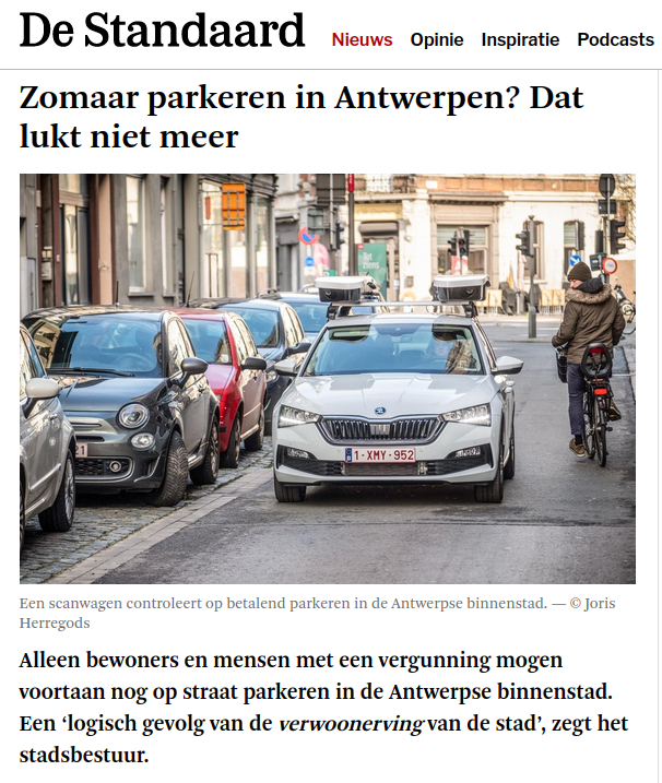 De Antwerpse schepen van 'mobiliteit' spreekt over 'verwoonerving'... Wat er in de praktijk gebeurt is de stapsgewijze omvorming van #Antwerpen tot een #15minutecity conform de plannen van het WEF.

#antiautobeleid #modalshift
