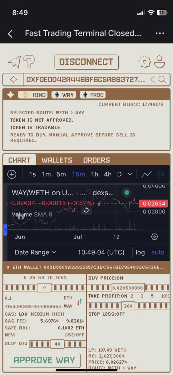jonnynft_23's tweet photo. @TheRavenCrypto @Heist20bsc @PancakeSwap ✅Super fast trades
✅Safety measures
✅Revenue shared
✅Tested for over a year
✅Cheaper than Maestro Havoc &amp; Unibot
Sign up &amp; use for free + get discount on pro tier with reduced fees🔥
https://t.co/UxKdDHIxaZ https://t.co/8d5ufBfyrW