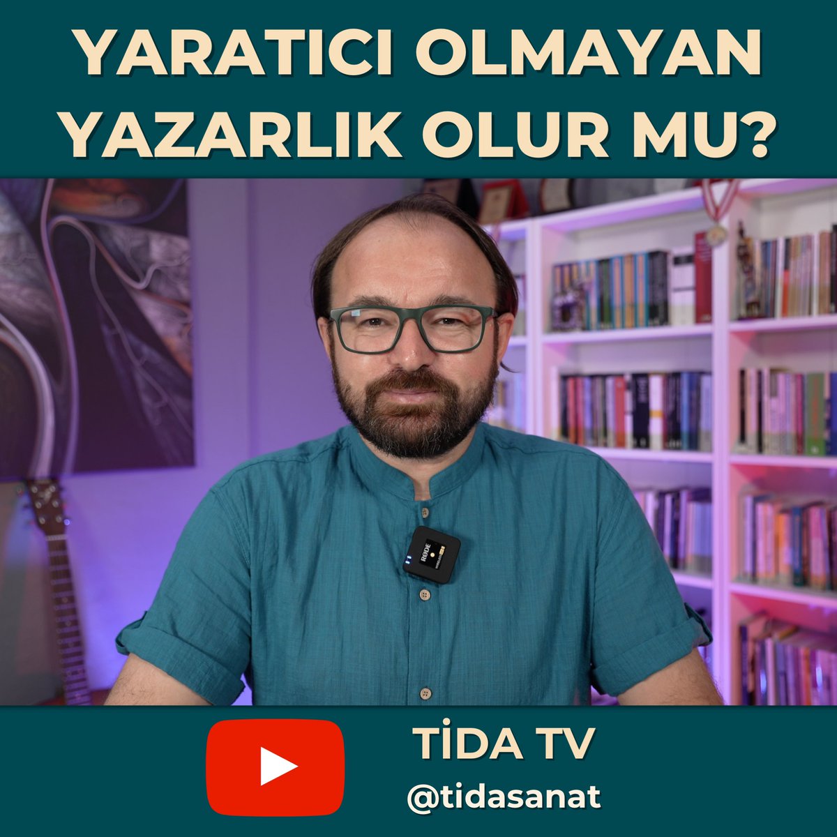 yazarlikegitimi's tweet photo. TİDA TV’nin yeni videosu yayında!

“Yaratıcı Olmayan Yazarlık Olur mu?”

İzlemek için tıklayın:
https://t.co/py7eq46EYg

TİDA TV'de yaratıcı yazarlık üzerine birçok video yayınlandı. Videolardan yararlanmak için kanalımıza ücretsiz abone olabilirsiniz.

TİDA https://t.co/pzlJzaCkAp