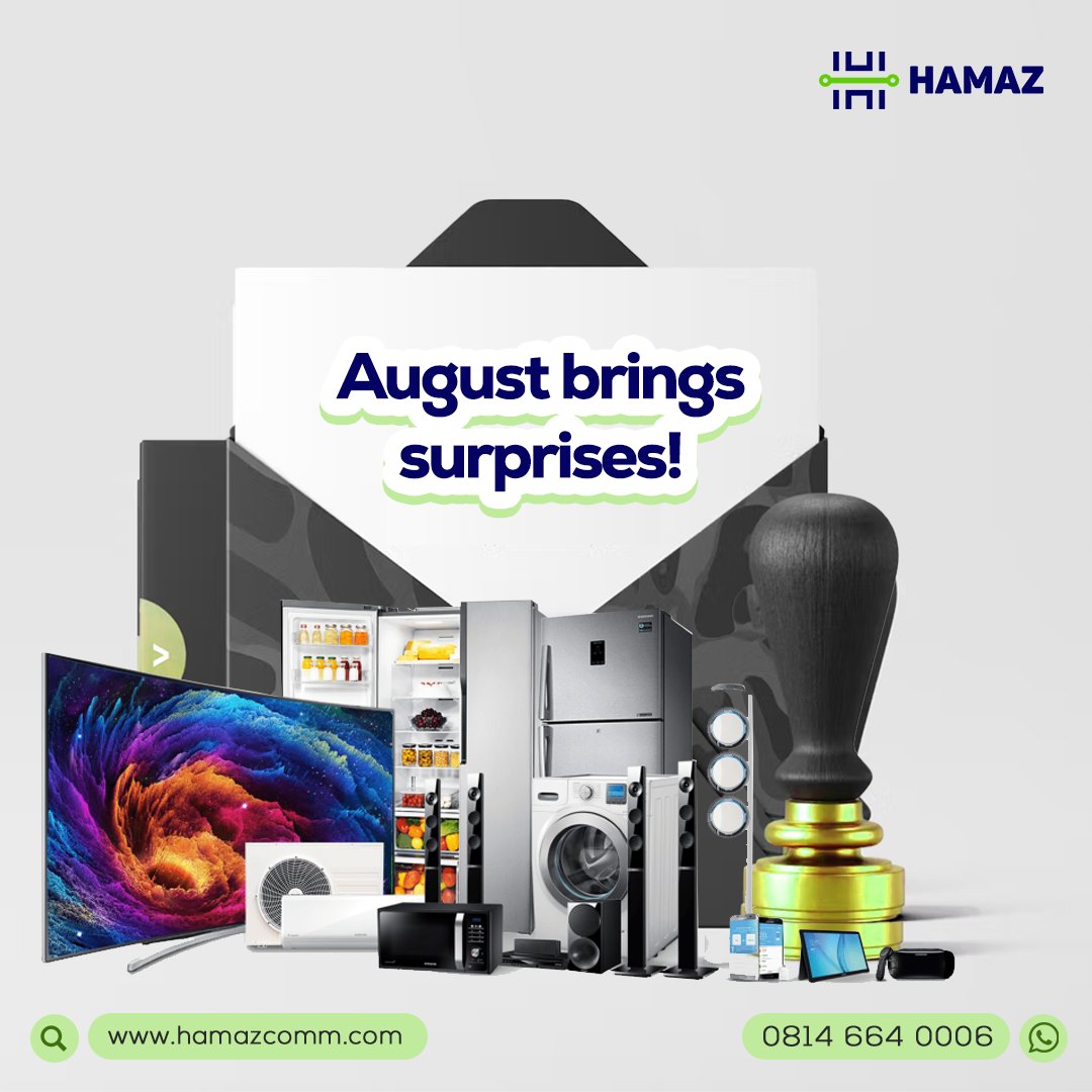 🎁 Get ready to unwrap exciting deals and exclusive offers this month. 🌟 we've got something special for you. Don't miss out this month 🚀  

#ExclusiveDeals #August #shopsmart #newdeals #august2023 #August1stTweetOutDay #HappyNewMonth #augustbaby #hamazofficial