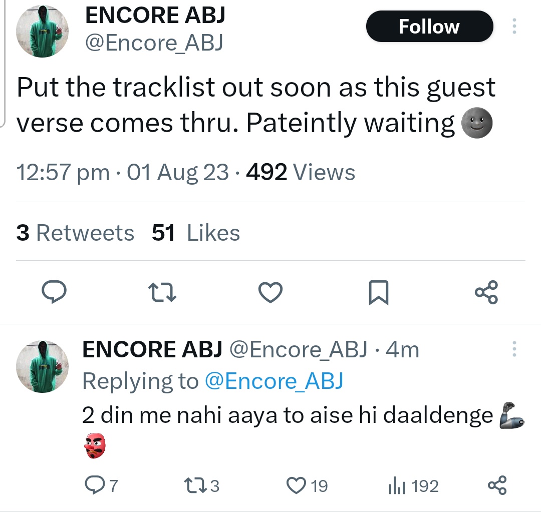 SHINIGAMI0639's tweet photo. @Encore_ABJ  😎 https://t.co/SW8xZ0f3fz