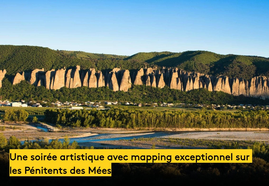 🤩 Dans les Alpes-de-Haute-Provence, un spectacle son et lumière va être projeté sur les Pénitents des Mées. Un site naturel vieux de plus de 3 millions d'années ! Nos infos ⤵ madeinmarseille.net/142724-madeins…