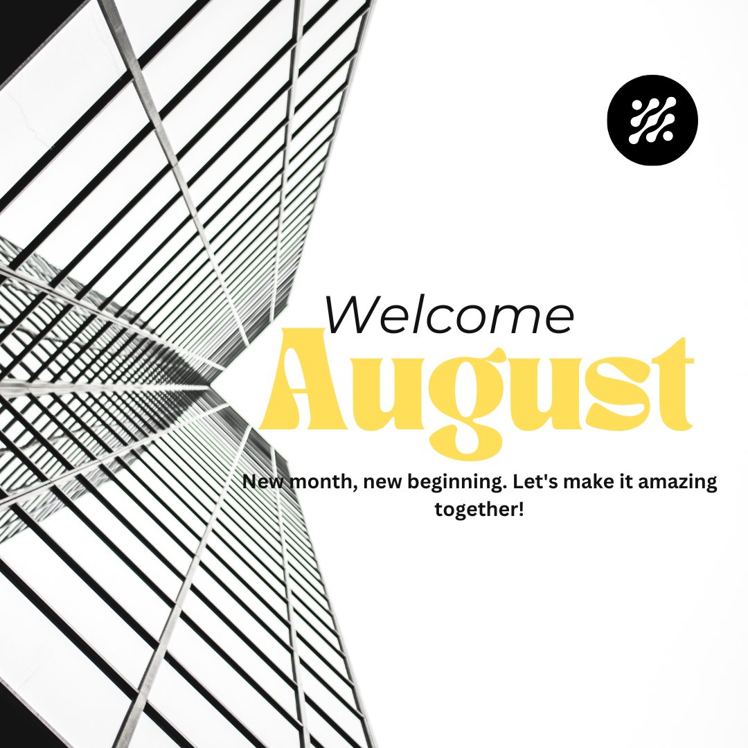 933labs's tweet photo. August is here, bringing new opportunities and endless possibilities, so let’s make it amazing together as we step into the new month.

#933labs #August #Ashes #SoftwareDeveloper #developers #newmonth #BoycottCostaCoffee https://t.co/PeQZo4s0qo